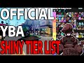 NEW YBA Tier List (NOVEMBER)