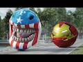 Captain America Ironman and Hulk [Pacman's Avengers]