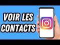 Comment voir les contacts sur Instagram (GUIDE COMPLET)