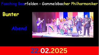Fasnacht Oberzent 🎸 1. Bunter Abend 🎸 CGB 🎸  Gammelsbacher Philharmoniker 🎸