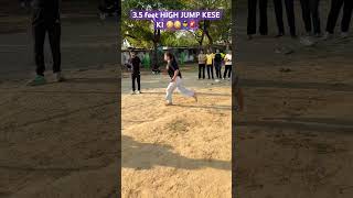 3.5 feet high jump Delhi police girls 😳 #shorts #viral #delhipolice #jump #fitness #trending #video