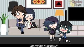 Marry me, Marinette! (MLB)| Gacha Life Skit | Lemon Tea TwT~