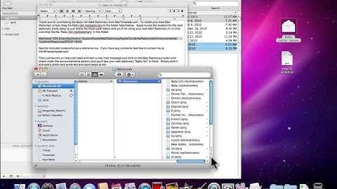 How to Install Apple Mail Stationary Template Manually