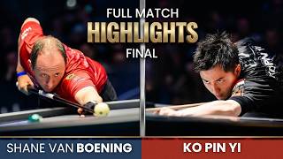 FINAL Round | Shane Van Boening vs Ko Pin Yi | Full Game Highlights | Premier League Pool 2024