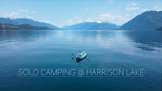 Solo Camping at Bear Creek Campground, Harrison Lake, BC, Canada