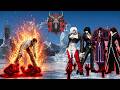 [Mugen KOF] Orochi Element Kyo Lv 3 Vs Evil Blood Orochi Iori Team