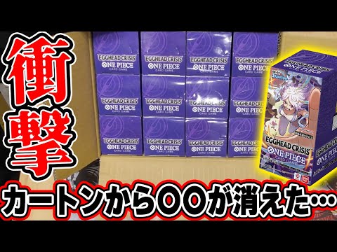 カートン開封/ワンピース】バンダイさん…〇〇出なかったんですけど