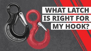 What Latch is Right for My Crane Hook?