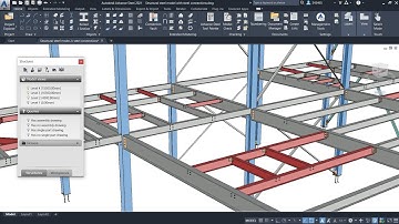 Advance Steel 2021: Show/Hide Detailed Parts/Assemblies