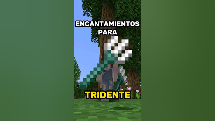 Encantamientos para el TRIDENTE | Minecraft #shorts