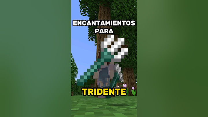 Encantamientos para el TRIDENTE | Minecraft #shorts