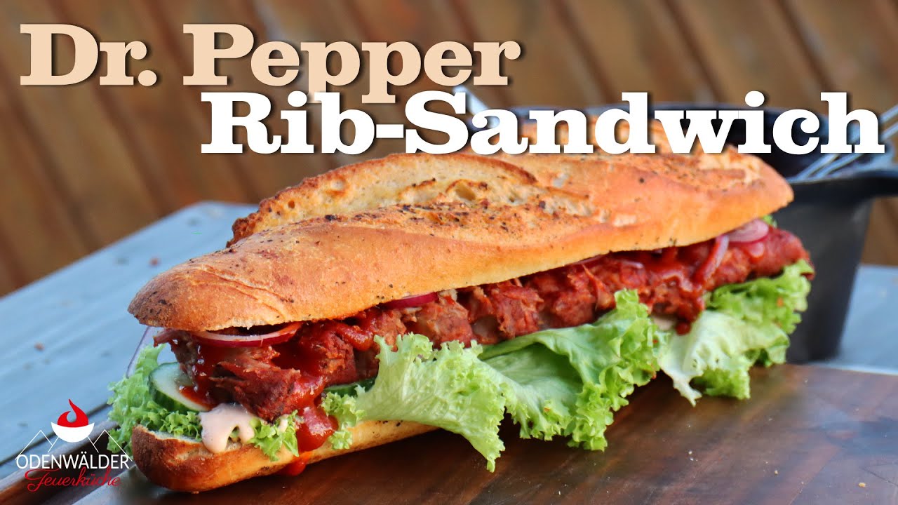 Dr. Pepper Rib Sandwich - besser als ein McRib