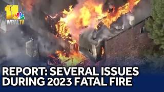 Report: Several issues in fatal 2023 fire that left 2 firefighters dead