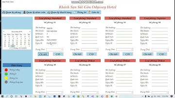Đồ án Winform -  Phần Mềm Quản Lý Khách Sạn - Entity Frameworks Code First & LinQ