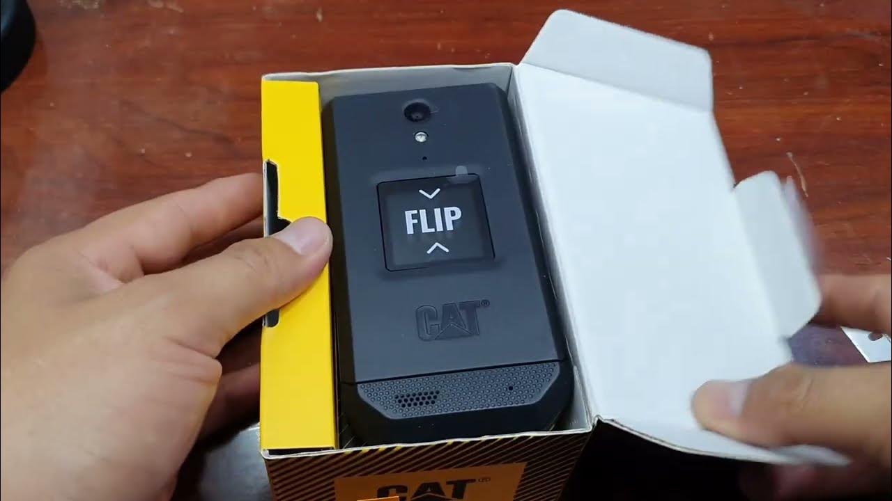 UNBOXING SMARTPHONE CATERPILLAR S22 FLIP - YouTube