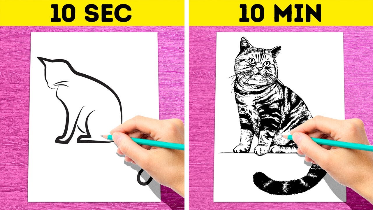 GENIUS PAINTING HACKS AND SMART ART IDEAS YOU CAN TRY - YouTube