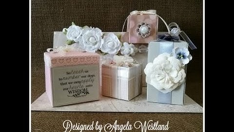 Gift Box Easel Display Card DT Guest Designer