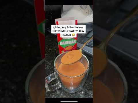 Salt in My Father-In-Law’s Chai PRANK! | #shorts