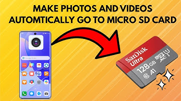 How to make photos and videos automatically go to micro SD card in Android phone?