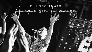 Video thumbnail of "El Loco Amato - Aunque sea tu amiga"