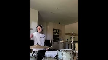 Thumbnail of Travis Barker Drumming At Home #shorts