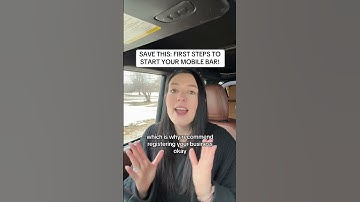 How to start your mobile bar! #bar #bartender #events #barbiz #mobilebar