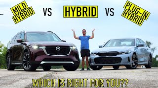 Hybrid vs. Plugin Hybrid vs. Mild Hybrid: WHAT'S THE DIFFERENCE & Which is Right for You??