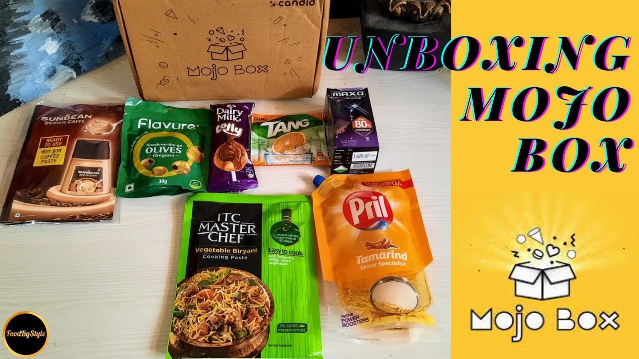 Mojo Box Unboxing | Mystery Box | Mojo Box Free Samples | Foodbystyle