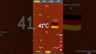 41°C (106°F) 🌡️ In Berlin, Germany 🇩🇪| Deadly Heatwave 🥵 and Red Alert ⚠️