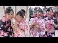 【高画質】くりえみちゃんと浅草デート🌸お揃いの浴衣を着ました👘💕