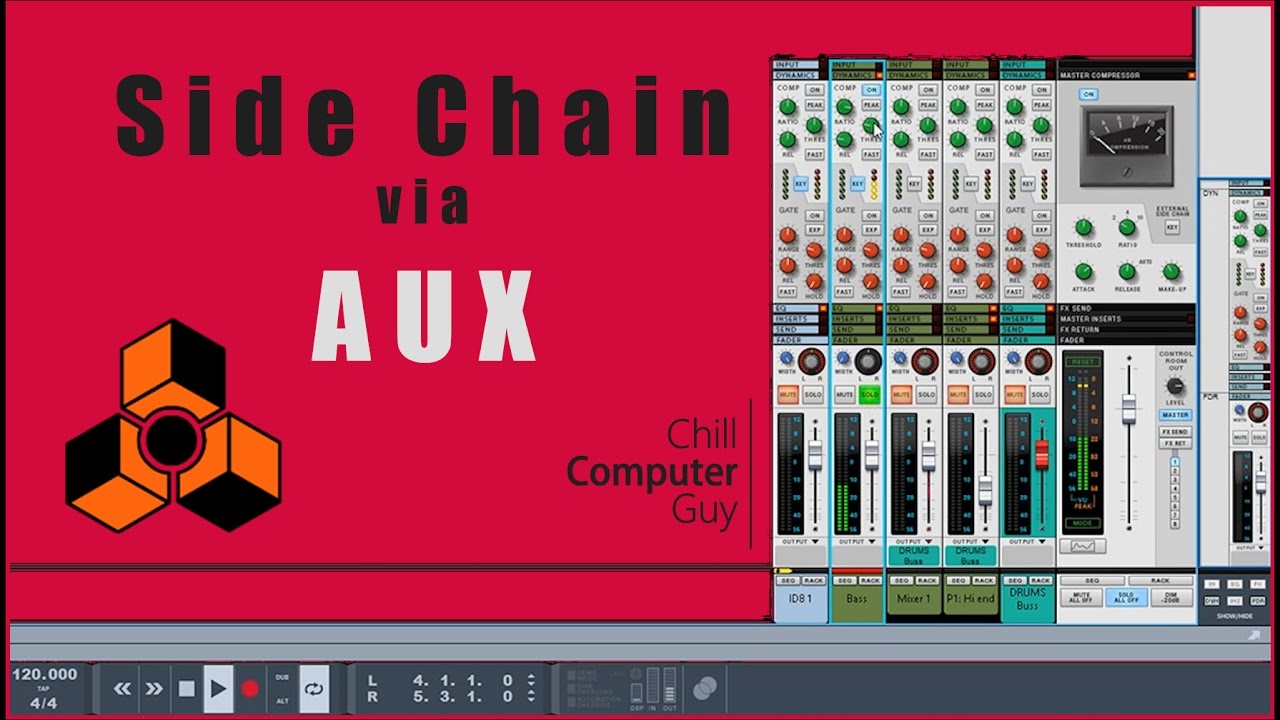 Propellerhead Reason Quick Tips Side Chain via AUX YouTube