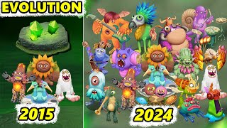 Cave Island Evolution  Full Song | My Singing Monsters: Dawn Of Fire