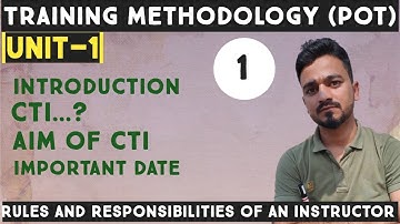 Roles and Responsibilities of an instructor | principal of teaching | training methodology | POT