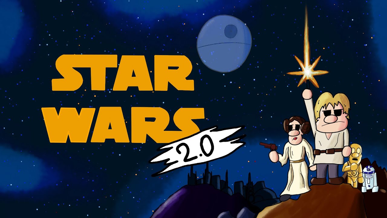 💥 STAR WARS IV Una Nueva Esperanza PARODIA 2.0 | ANIMACIÓN