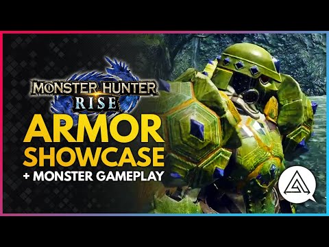 Monster Hunter Rise | Armor Set Showcase & New Monster Gameplay