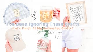 I've Been Ignoring These Crafts | Let's Finish All My Unfinished Crafts~