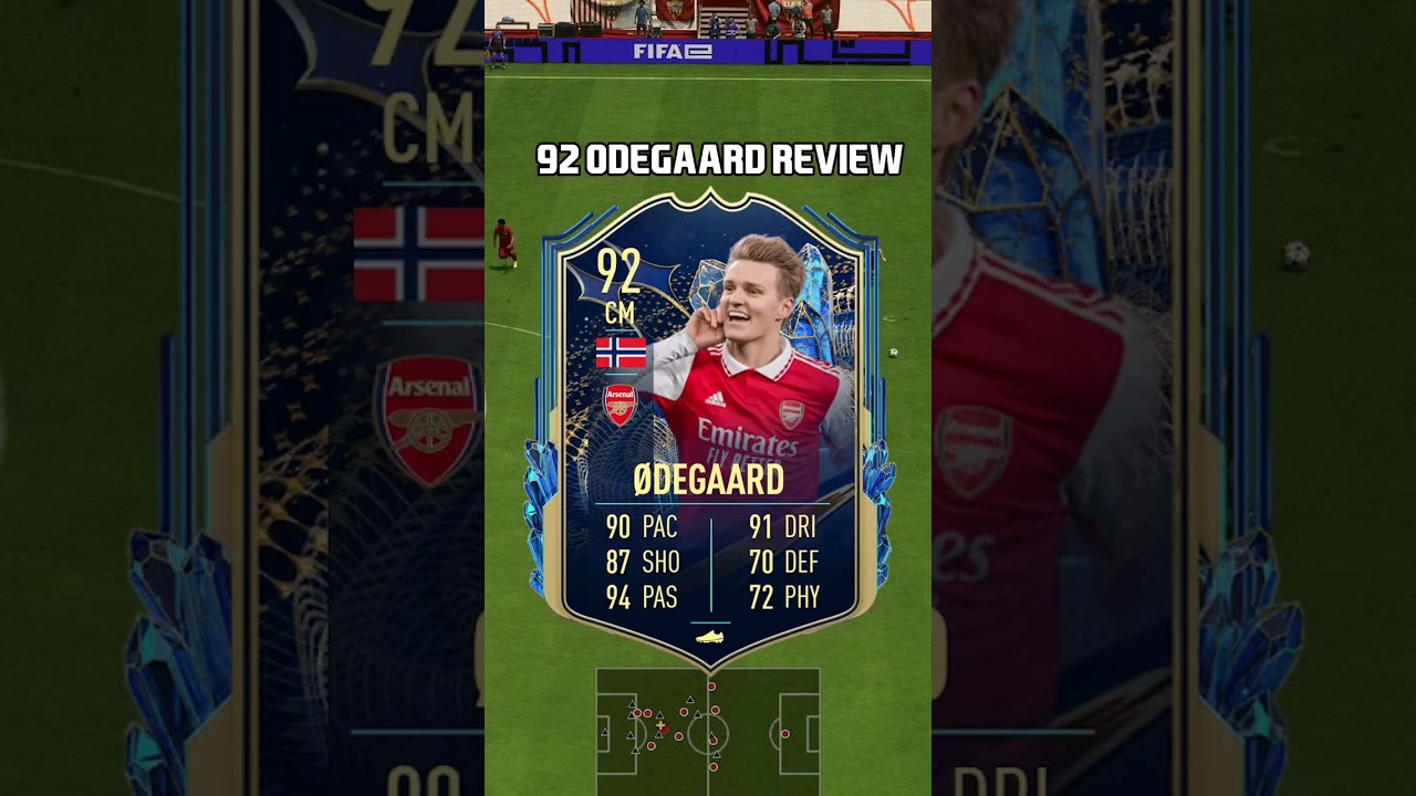 92 TOTS Odegaard Review in FIFA 23 
