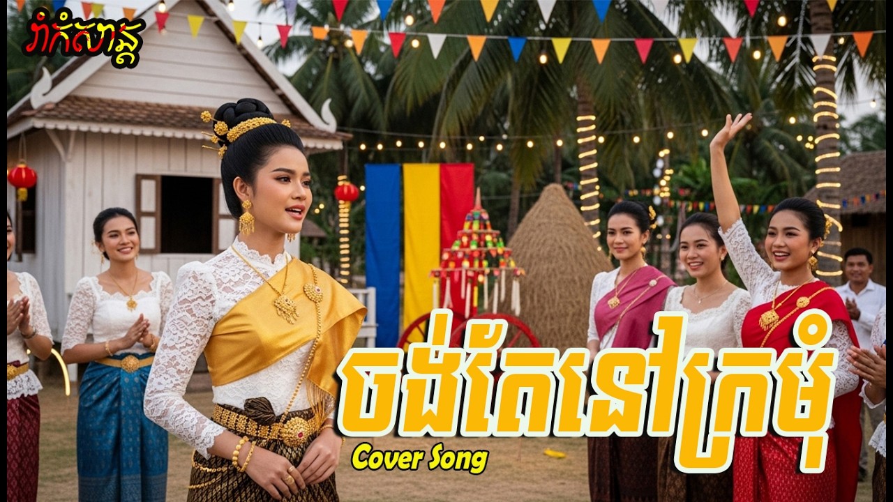 បទចំរៀងសម្រាប់រាំកំសាន្ត / ចង់តែនៅក្រមុំ - Jong Tae Nov Kro Mom -Cover Song [ MV ]
