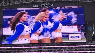 Dallas Cowboys Cheerleaders Pregame Performance Screenview 81625