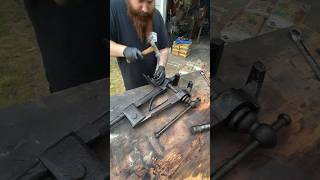 Putting the leg vise back together #blacksmith #tools #restoration