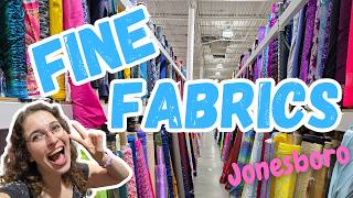 FINE FABRICS is an entire WAREHOUSE full of fabric, trims and notions! Let's visit Jonesboro!
