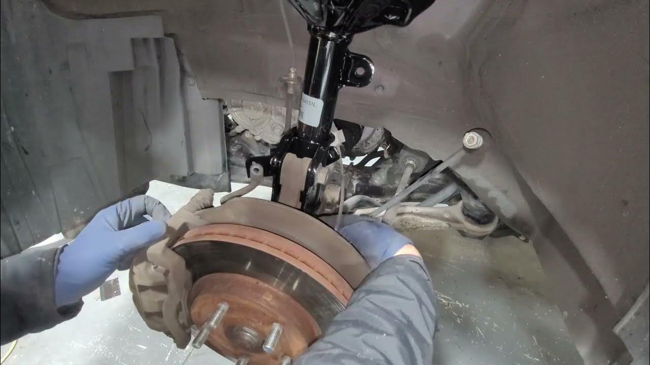 2007 Honda Odyssey front shock replacement - YouTube