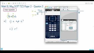 Question 2a — IB Math SL — May 2017 TZ2 Paper 2 — Past IB Exams Solutions