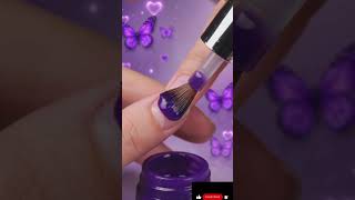 You Won't Believe This Purple Nail! Butterfly Effect 🦋✨ #nailart # short