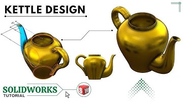 TEAPOT modeling in Solidworks - Sketch TEAPOT in Solidworks - Tutorial