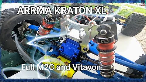 kraton XL RAMP BASH day full M2C RACING build crazy good