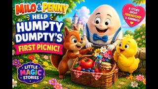 🥚 Milo & Penny Help Humpty Dumpty's First Picnic! 🧺 | Pre School stories for Kids