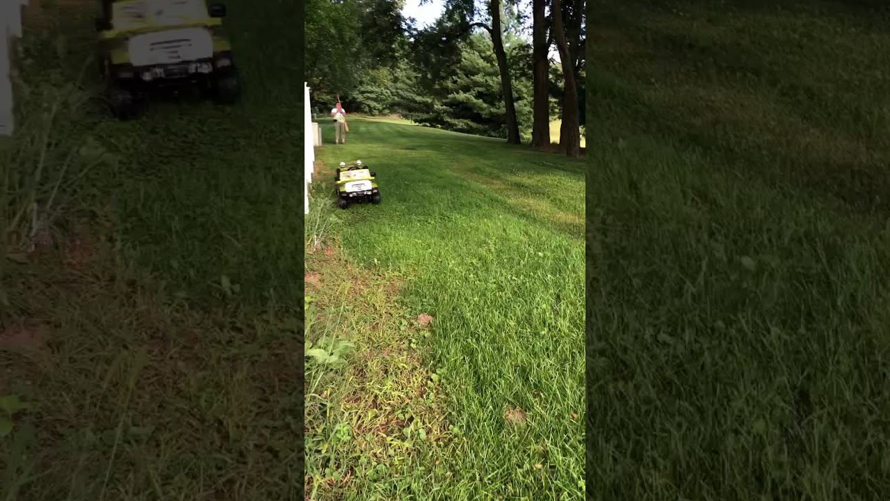 rc lawn mower test
