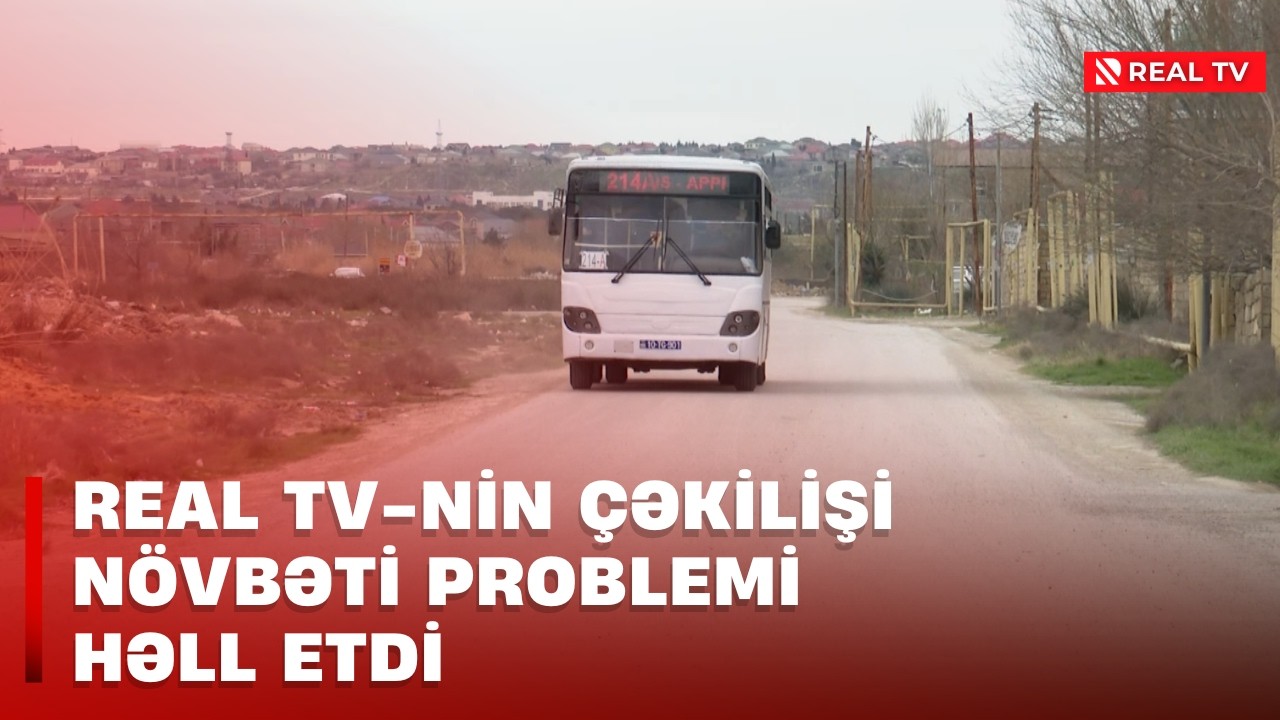 Ramananın bu küçələrində uzun müddət sonra avtobus xətti açıldı