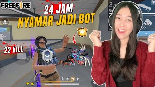 PRANK TAMPILAN BOT, SOLO SQUAD MUSUH AUTO PANIK - FREE FIRE INDONESIA